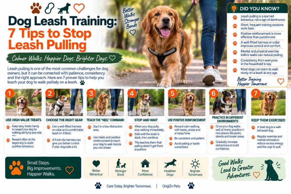 Dog leash training in Noida