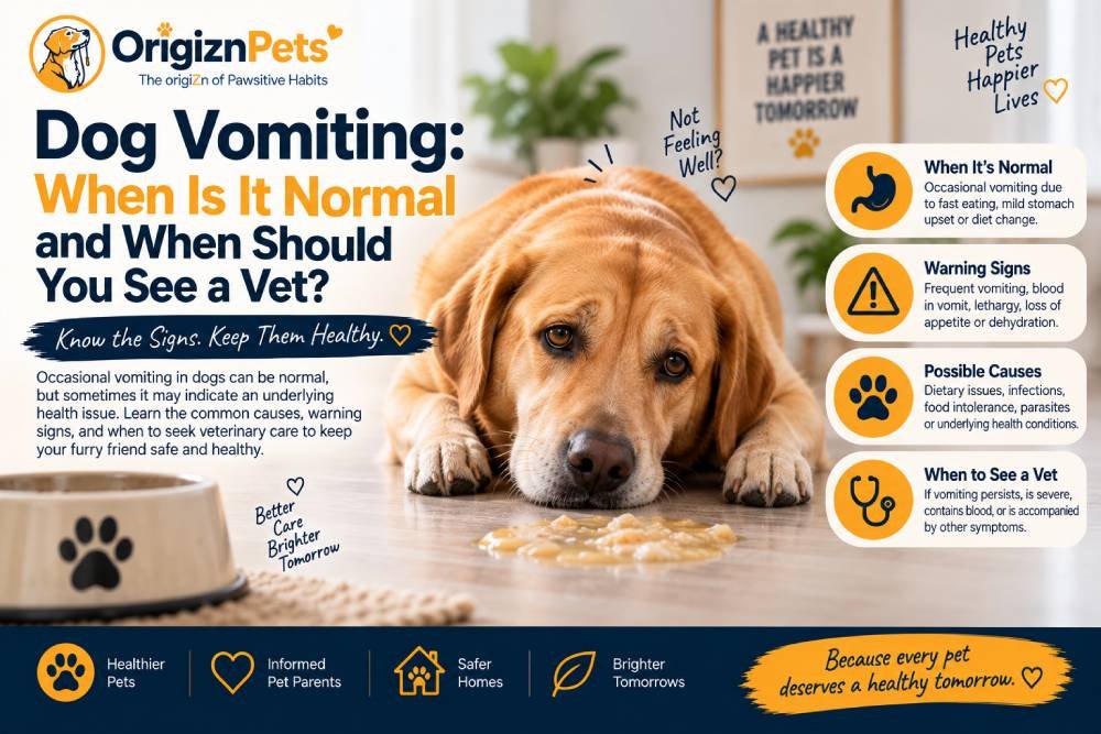 dog vomiting warning signs