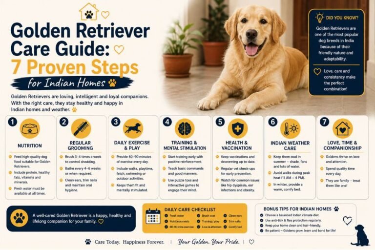 golden retriever care guide India