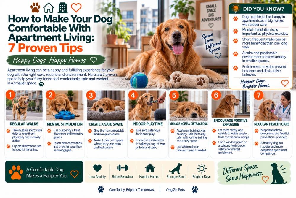 Dog apartment living in Noida