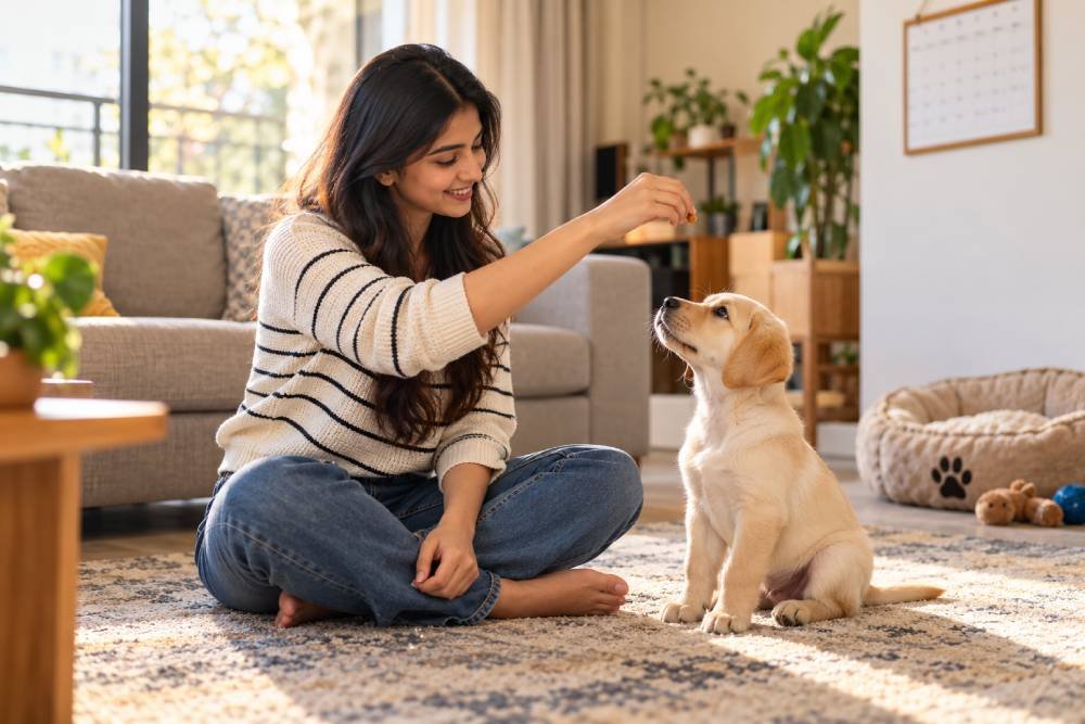 Puppy training schedule